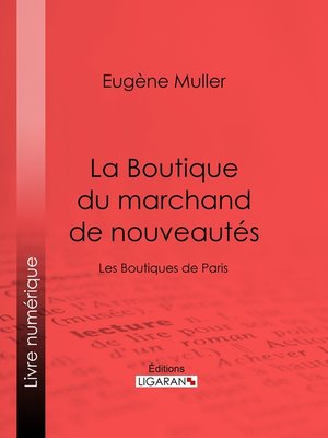 cover image of La Boutique du marchand de nouveautés
